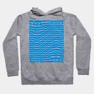 Type Wave (Cyan Blue) Hoodie